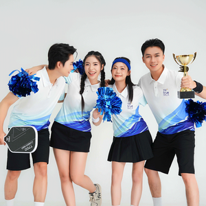 Breathable Printed Polyester Sports Jerseys Customizable Collar Unisex Outdoor Teamwear Team Training Uniform Apparel Unit - Product Image 3