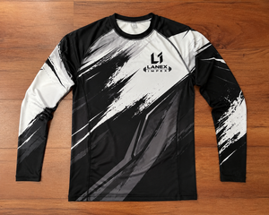 เสื้อคอมเพรสชั่นแขนยาวสำหรับผู้ชาย เสื้อเบสเลเยอร์สำหรับออกกำลังกาย ป้องกันการระคายเคือง เหมาะสำหรับยิม วิ่ง เทรนนิ่ง ฟิตเนส แบบสั่งทำพิเศษด้วยเทคนิค Sublimation สำหรับเล่นกีฬา - Product Image 6
