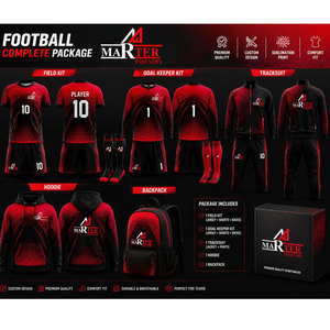 Custom <b>Soccer</b> Kit Breathable Performance Sportswear Quick Dry 100% Polyester OEM Service Match Jersey Shorts Set for Clubs Teams - Product Image 1