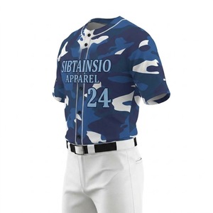 Ensemble de maillots de baseball personnalisés, design par sublimation, personnalisez votre logo et votre numéro, vêtements de sport, uniformes de baseball en mesh - Product Image 4