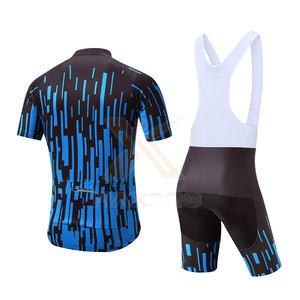 Uniforme de cyclisme léger imprimé en polyester et élasthanne respirant de haute qualité et durable, unisexe - Product Image 2