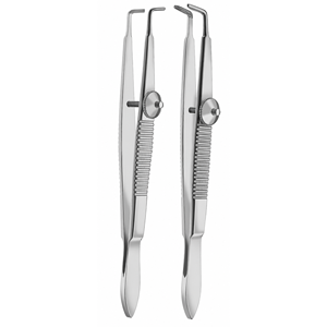 Pinzas Quirúrgicas Oftálmicas de Acero Inoxidable Modelo Swiss Muscle Forceps, Instrumento Quirúrgico Ocular Reutilizable para Microcirugía, CE ISO - Product Image 5