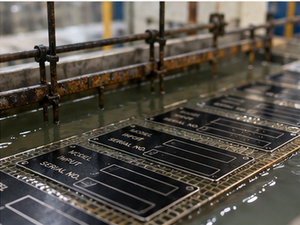 Placa de Datos de Máquina, Placa de Identificación Metálica Personalizada para Modelo, Número de Serie, Información Técnica, Fabricante OEM - Product Image 6