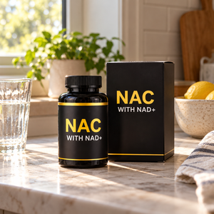 Capsules NAC avec NAD+ en marque privée OEM, 1200 mg, 240 capsules végétariennes, complément d'acides aminés, formule personnalisée, logo personnalisé - Product Image 1