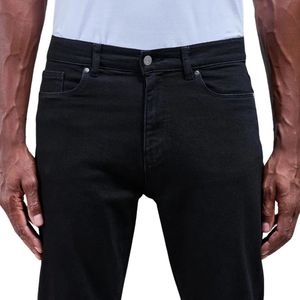 Jean slim en denim, pantalon décontracté tendance, pantalon en coton confortable, design durable à cinq poches pour le quotidien, le streetwear et les voyages - Product Image 3