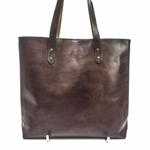 Sac fourre-tout en cuir véritable 100% couleur unie avec fermeture éclair, logo personnalisé imprimé, sac à bandoulière pour femme en cuir de vachette LTB-0271 - Product Image 1