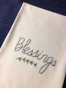 Nature4u Essuie-tout de cuisine 100% coton réutilisables, motif fleurs sauvages brodées, écologiques, séchage rapide, haute absorption - Product Image 2