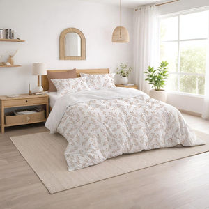 Ensemble de housse de couette Queen Size en coton premium, housse de couette confortable avec oreiller, doux et respirant, collection hôtel - Product Image 3