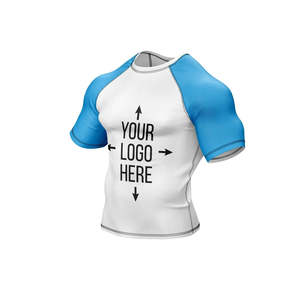 Vente en gros de rashguard de Jiu Jitsu Bjj personnalisé avec logo imprimé en 3D pour hommes, t-shirt de compression respirant Spiderman UPF50+ à manches courtes - Product Image 4