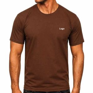 Camiseta de Hombre al por Mayor, 100% Algodón, Manga Corta, Tejido de Punto, Transpirable, de Secado Rápido, Cuello Redondo, Personalizable, de Alta Calidad - Product Image 3