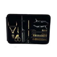 Kits d'outils pour extensions capillaires, outils de coiffage professionnels de qualité supérieure, logo personnalisé, fabricant ODM, délai de livraison rapide, qualité salon