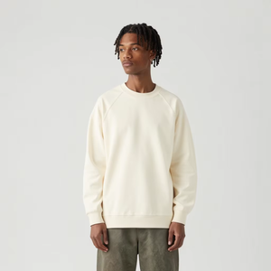 Sweat-shirt à col rond pour homme, mélange doux de polyester/coton, décontracté, pull d'automne, écologique, séchage rapide - Product Image 1