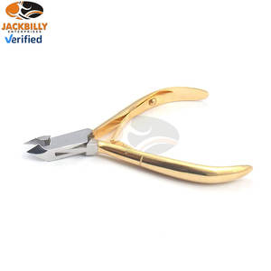 Coupe-ongles professionnels pour bébés, pinces coupantes latérales en acier inoxydable, droites et courbées, pour cuticules et jolies manucures - Product Image 5