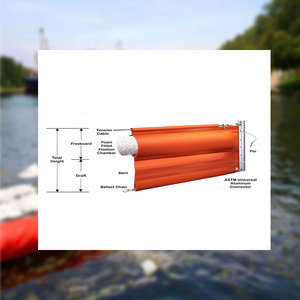 Bâche flottante industrielle en PVC pour la récupération des déversements d'hydrocarbures en mer, pour la réponse aux déversements d'urgence en port et en haute mer - Product Image 4