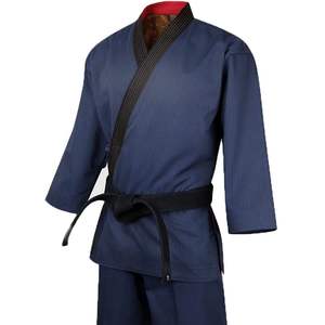 Kimono de judo haute performance en tissu lavé avec logo frontal, absorbant la transpiration, idéal pour les débutants et les experts - Product Image 5