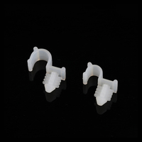 Pince de câblage Essentra Half U à insertion rapide, en nylon 6/6 naturel UL94 V2, HURCBH, clips de routage pour fixation à trou aveugle
