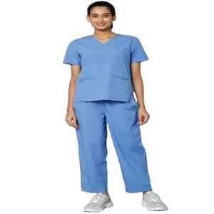 Conjuntos Médicos de Pantalones Cortos y Camiseta de Manga Corta de Primera Calidad, Tejidos con 100% Fibra de Bambú, Cómodos y Transpirables para Hospital - Product Image 1
