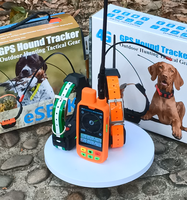 Collier de suivi GPS pour chien eSEEK 1 PDA + 1 collier 4G VHF étanche pour la chasse en extérieur et l'entraînement des chiens de chasse