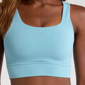 Sujetador Deportivo de Primera Calidad para Gimnasio, Sujetador Deportivo para Mujer con Soporte Alto, Diseño de Logotipo Personalizado, Sin Costuras, Elástico, para Entrenamiento - Product Image 2