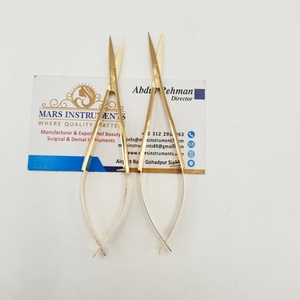 Matte White High Quality Eyebrow Eyelash <b>Spring</b> Scissors Stainless Steel Solid - Product Image 2