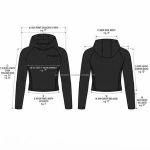 Sudadera Corta con Capucha para Mujer, Top Corto Informal, Sudadera con Capucha de Moda Urbana, Logotipo Personalizado, OEM, Venta al por Mayor de Fábrica - Product Image 6