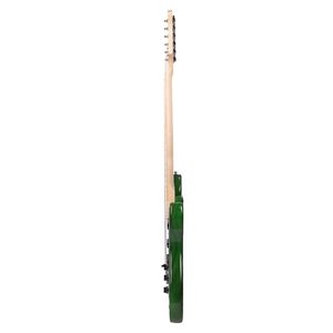 Guitare électro-acoustique ST élégante de haute qualité de 39 pouces avec pickguard noir, dos et côtés en palissandre vert, manche en aulne - Prix - Product Image 6