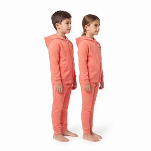 High Quality <b>Lightweight</b> Feel Tracksuit For Kids Heavyweight Cotton Full Zip <b>Hoodie</b> and Jogger Set Children's Clothing - Product Image 4