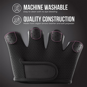 Durable Finger Sits Workout <b>Gloves</b> Custom Design With Reinforced Stitching Better Palm Grip During Fitness Training Exercises - Product Image 5