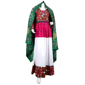 Vestidos Bordados a Medida para Mujer, Ropa Afgana Pashtun, Vestido Largo Balochi Vintage Kabul, Traje Tradicional - Product Image 6