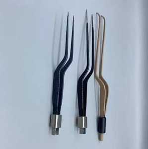 Meilleures pinces bipolaires à baïonnette isolées réutilisables avec câble en silicone pour chirurgie, meilleures pinces électriques en acier inoxydable allemand - Product Image 2
