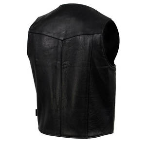 Chaleco de Cuero Profesional para Motocicleta, con Logotipo Personalizado, Estilo Biker, Transpirable, Vintage - Product Image 3