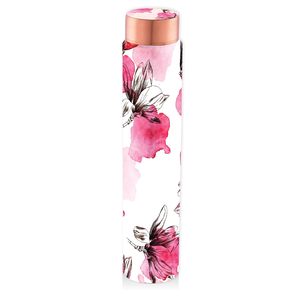 <b>Customized</b> Floral Pattern Metal <b>Water</b> <b>Bottle</b> with Copper Lid Portable Travel Drinkware - Product Image 1