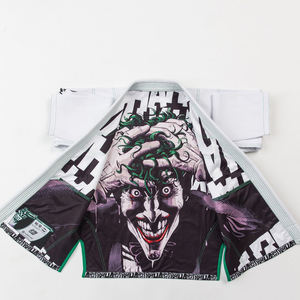 Kimono de BJJ blanc et imprimé par sublimation, coupe classique, 100 % polyester, séchage rapide, vêtements d'arts martiaux unisexes pour adultes - Product Image 5