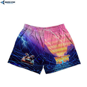 Pantalones Cortos Deportivos de Malla Transpirable de Secado Rápido con Impresión por Sublimación, Ecológicos, para Entrenamiento, Running y Gimnasio - Product Image 6