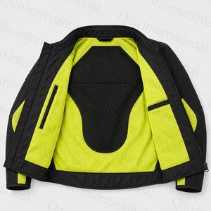 เสื้อแจ็คเก็ตขี่มอเตอร์ไซค์ ได้รับมาตรฐาน CE พร้อมแผ่นเกราะเคฟลาร์ บุซับในระบายอากาศด้วยผ้าตาข่าย เสื้อแจ็คเก็ตสำหรับฤดูร้อน ชุดขี่มอเตอร์ไซค์ - Product Image 3