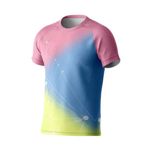 เสื้อยืดผู้ชายแบบสวมใส่สบาย น้ำหนักเบา ผลิตจากผ้าฝ้าย 100% ระบายอากาศได้ดี เหมาะสำหรับเล่นกีฬา รับผลิตแบบ OEM ODM จากโรงงาน - Product Image 4