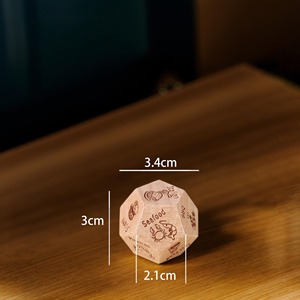 Dés en bois de haute qualité pour jeux de rôle, dés polyédriques en bois pour jeux de table professionnels, fournitures de jeux en gros - Product Image 6