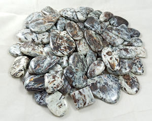 ขายส่งจำนวนมากของ astrophyllite Cabochon อัญมณีหลวมในรูปทรงที่แตกต่างกันและขนาดสำหรับการทำเครื่องประดับ - Product Image 4