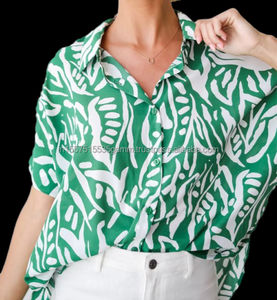 Vestido Midi Verde Ecológico Y2K con Estampado Floral Tropical y Letras, Cuello en V, para Mujer, Verano, 100% Algodón, Casual, Vacaciones - Product Image 1