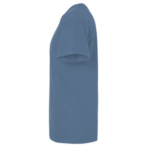 Camiseta de Cuello Redondo 100% Algodón de Alta Calidad, Color Azul Índigo, Superventas, Tejida, para Hombre, Talla Grande, Personalizable - Product Image 5