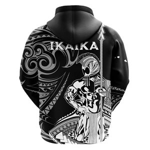 Sweat à capuche polynésien personnalisé avec design sublimé sur toute la surface, motif personnalisé, sweat à capuche sportif hawaïen, sweat à capuche insulaire du Pacifique - Product Image 3