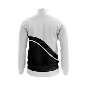 Veste de cricket avec logo personnalisé, logo sur le devant, col montant, respirante, imperméable, coupe-vent - Product Image 4