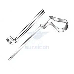 Pinza de Quire para Polipos de Oído, 10.5 cm (4 Pulgadas), Palanca para Cuerpos Extraños, Acero Inoxidable, Instrumento Quirúrgico ORL para la Extracción de Polipos de Oído - Product Image 6