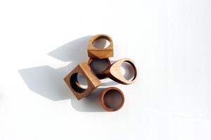 Wooden Round Napkin <b>Ring</b> Top Demanding Handmade Christmas Gift <b>Dish</b> Table Decoration Napkin Holder Most Quality - Product Image 6