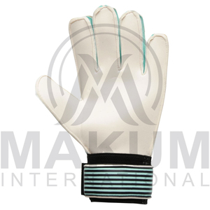 Gants de gardien de but de football personnalisés en cuir PU et latex souple, logo personnalisé - Product Image 2