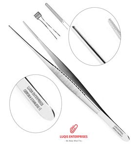 คีมจับอวัยวะขนาดเล็ก ปลายแหลม ทำจากสแตนเลสสตีล คีมผ่าตัดความแม่นยำสูง คีมคุณภาพสูง - Product Image 1