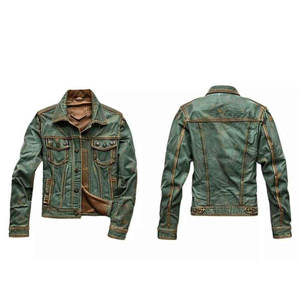 Vestes en jean en toile vieillie à prix ajustable, qualité supérieure, fabricant professionnel, durables et respirantes pour hommes - Product Image 6