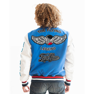 OEM Custom Winter Vintage School College <b>Men's</b> Varisty <b>Jackets</b> Coat <b>Wool</b> Letterman Crop Varsity <b>Jacket</b> <b>Man</b> - Product Image 2