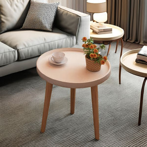Mesa de Centro de Madera Pequeña, Estilo Nórdico Moderno, Duradera y Ecológica, para Sala de Estar, Comedor, Sofá y Apartamento - Product Image 4
