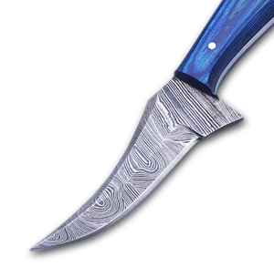 Cuchillo Multifuncional de Acero de Damasco de Grado Industrial, Ligero y de Alta Calidad, para Caza y Camping, con Punta Caída y Filo Recto, OEM ODM - Product Image 2